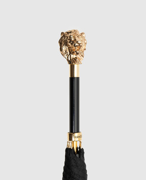 Pasotti Чорна парасолька-тростина Gold Lion OMIT479SCOTLAN513993