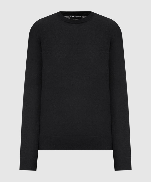 Dolce&Gabbana Черный джемпер из кашемира GXX02TJBW1W