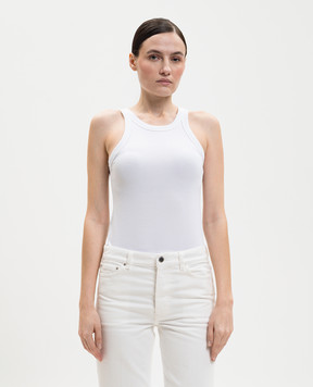 Toteme Біла майка в рубчик 211437772