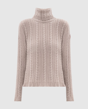Moncler Grenoble Бежевий светр з вовною L20989F00005N0625