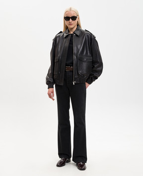 ARMA Чорні шкіряні куртки Astra 010L26104602