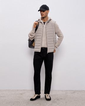 Brunello Cucinelli Бежевый пуховый жилет MM4791451