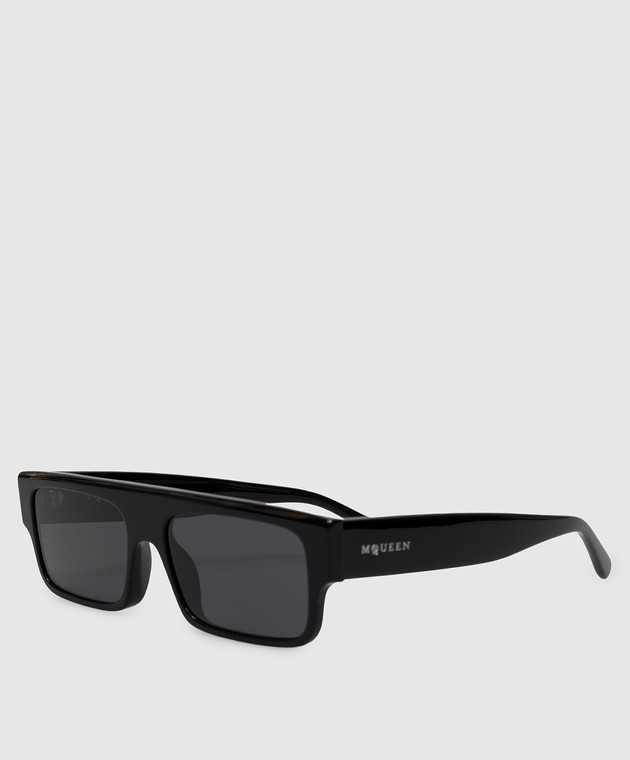 Alexander McQueen Черные очки с логотипом A009S6J0749 изображение 3