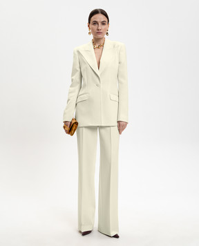 Gabriela Hearst Белые штаны Vesta из шерсти X002190W105