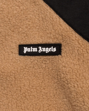 Palm Angels Детская коричневая куртка-анорак с нашивкой логотипа F6PAJGJK123