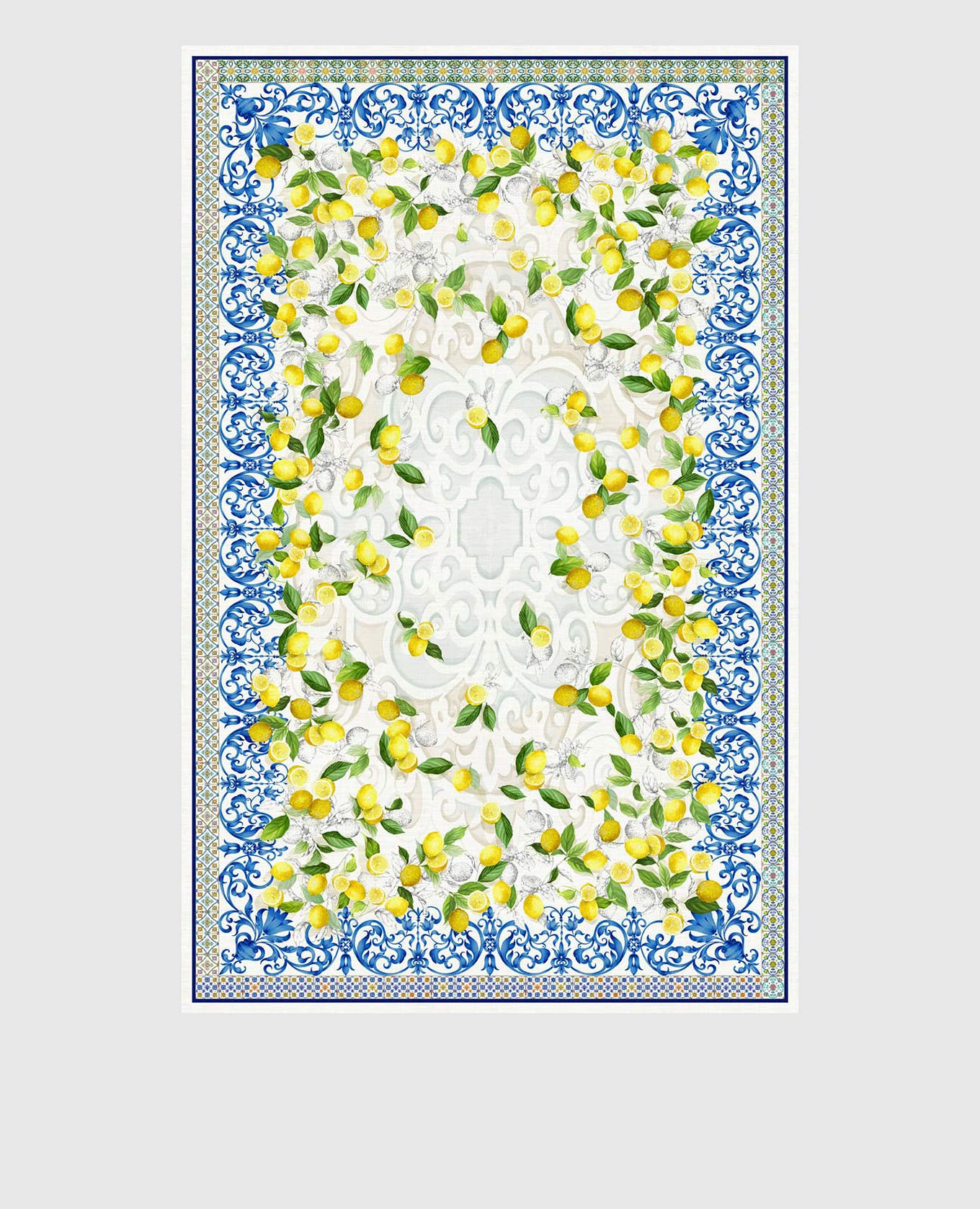 

Белая скатерть Cetara из льна, Белый, Скатерти