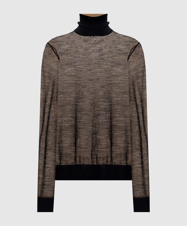 Maison Margiela MM6 Черный гольф с шерстью S62HA0111M13352