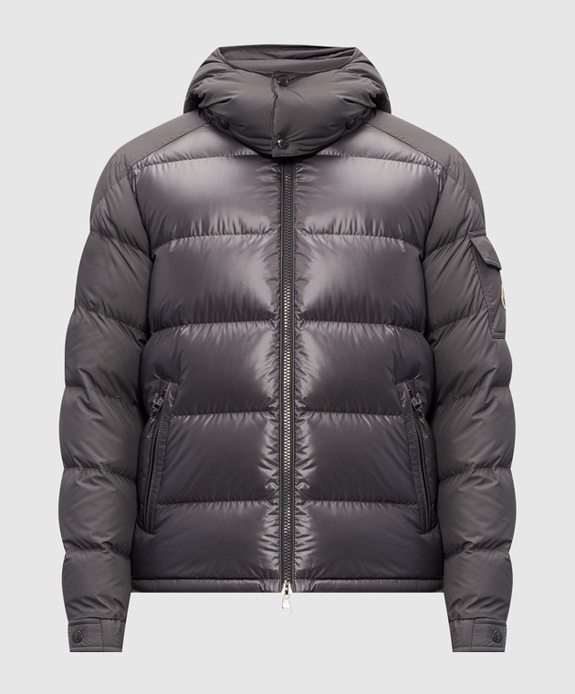 Moncler Серый пуховик Maya L20911A00138597YX