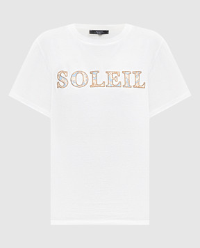 Max Mara Weekend Белая футболка BORA с нашивкой WKDBORA