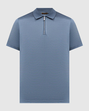 MooRER Блакитне поло JERICHO JERICHOJCL