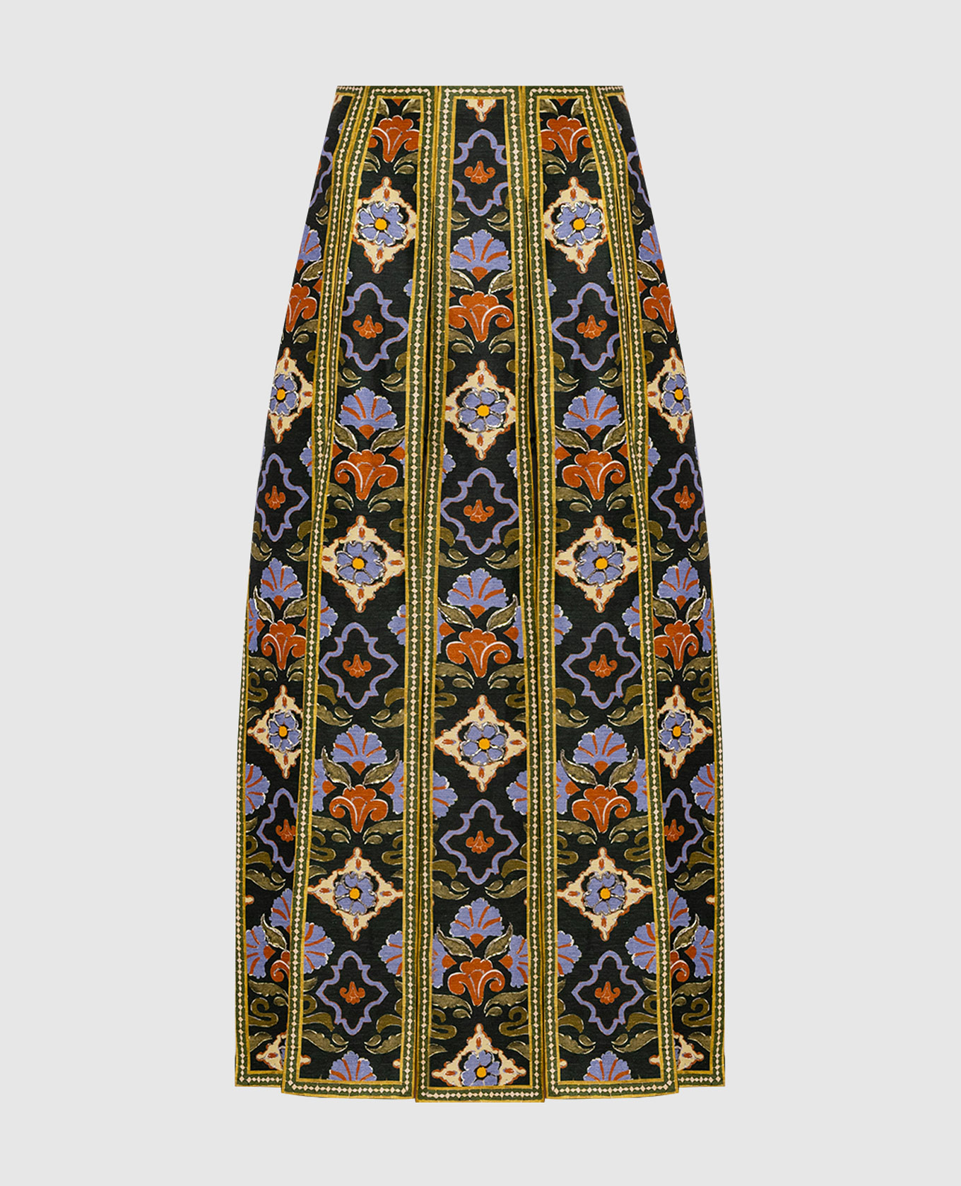 Зелена спідниця Oasira з розрізами