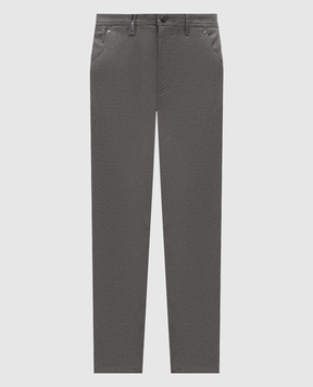 Florentino Сірі штани з патчем логотипа 225554520706