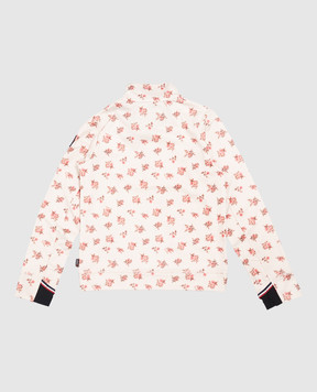 Moncler Grenoble ENFANT Дитячий бежевий джемпер в принт L29578L0000289BM6