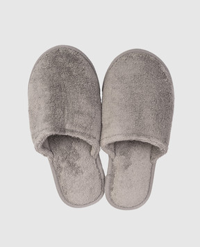 L'Appartement Сірі махрові капці Chicago CHICAGOSLIPPERS