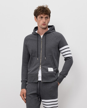 Thom Browne Серая спортивная куртка MJT022H00535