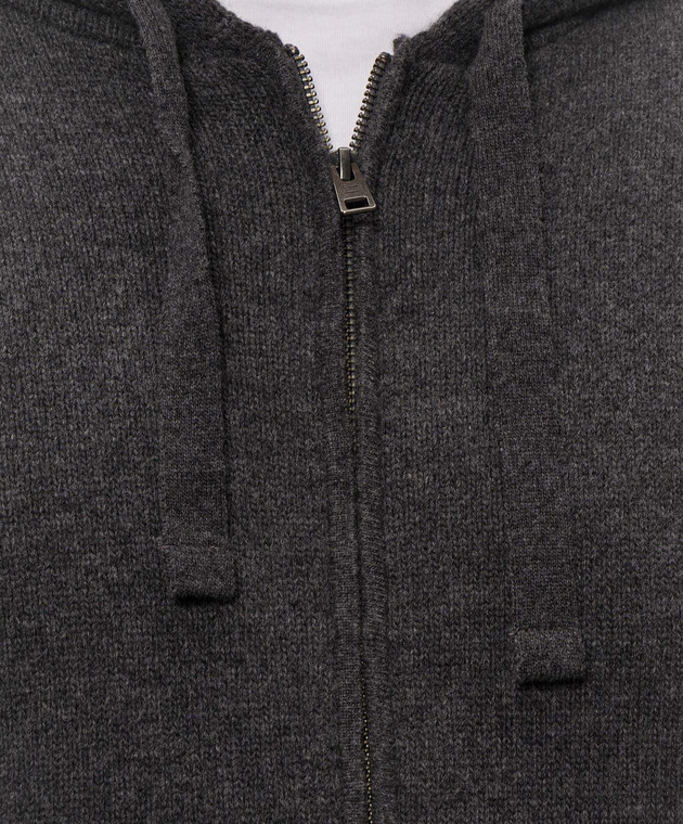 Woolrich Серая спортивная куртка из шерсти CFWOKN2070MRUF5094 изображение 5