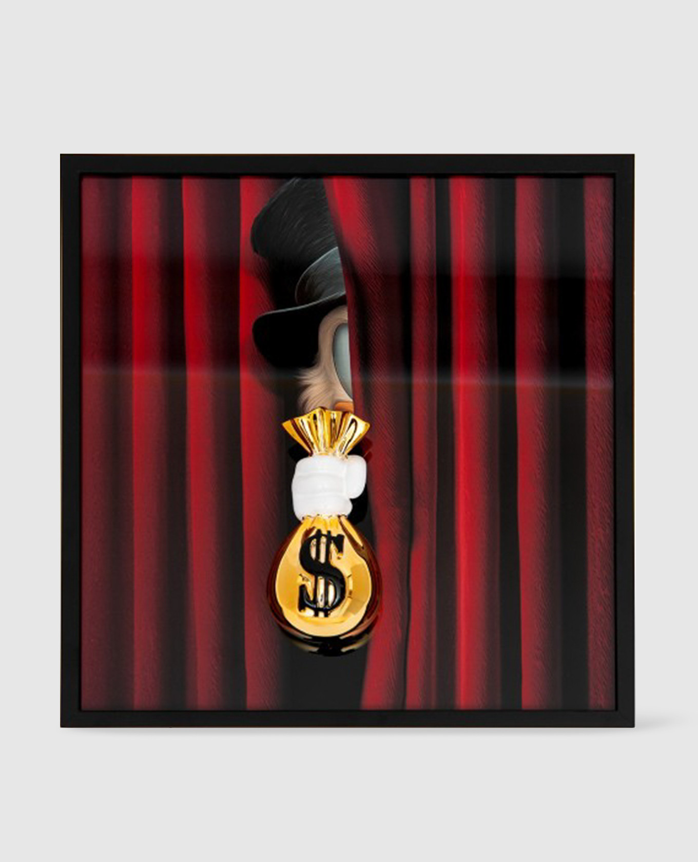 Картина Money Bag с фактурной аппликацией