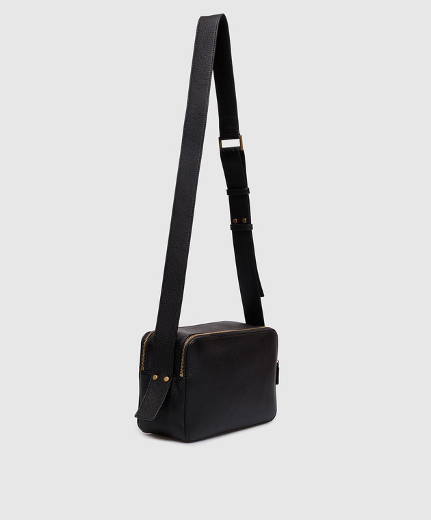 Versace Черная кожаная сумка Lou 10245441A18107 изображение 3