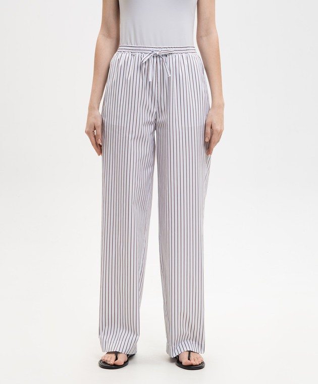 Loulou de Saison Белые штаны CISCO в полоску CISCO изображение 3