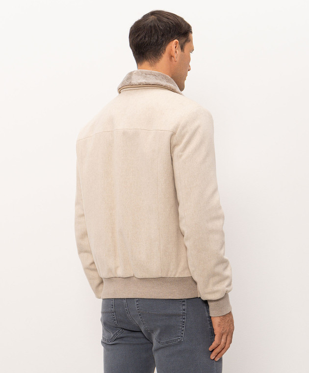 Cashmere&Whiskey Бежева куртка U636I26 зображення 4
