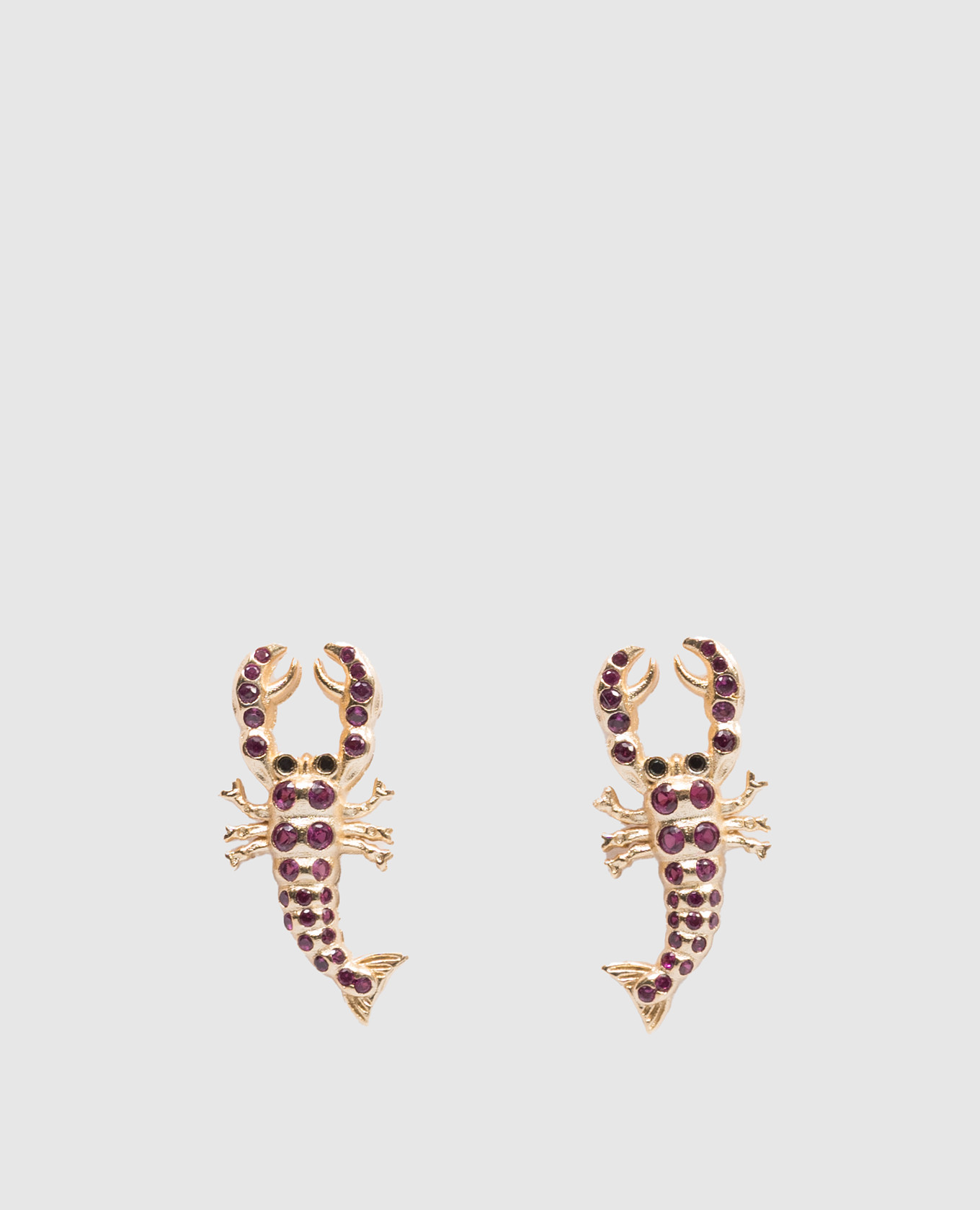 

Золотые серьги Sea Claw, Золотистый, Серьги