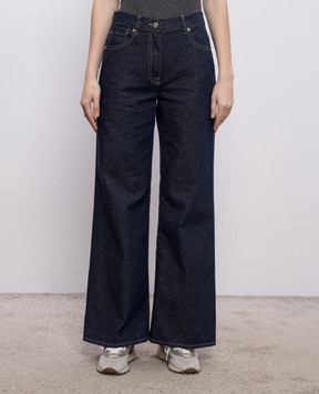 Peserico Синие джинсы с льном P04756L1207934