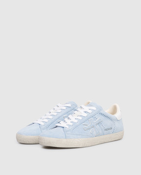 Premiata Голубые замшевые кроссовки Stevend STEVEND7532