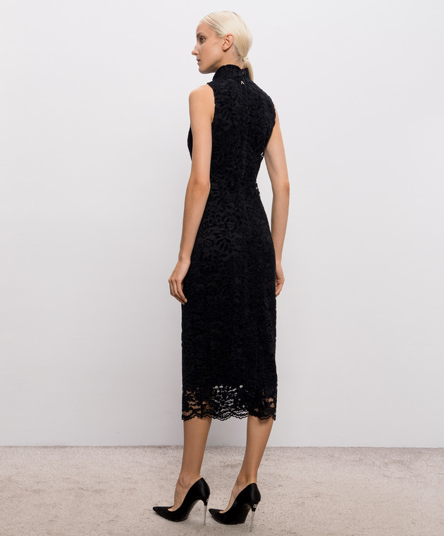 Twinset Чорна сукня в мереживо 262AP2256 зображення 4