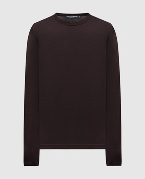 Dolce&Gabbana Коричневый лонгслив G8PV0TFU7EQ