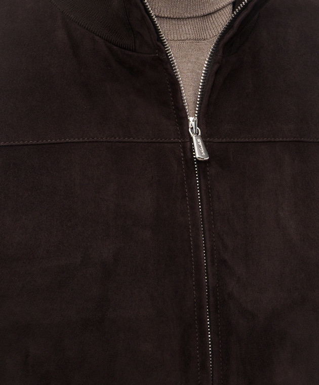 Enrico Mandelli Коричнева комбінована куртка 3T907A7405 зображення 5