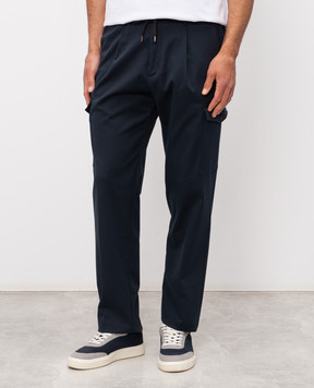 Herno Сині штани-карго PT000188U13286S