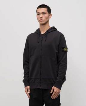 Stone Island Сіра спортивна куртка з логотипом K2S156100061S0051