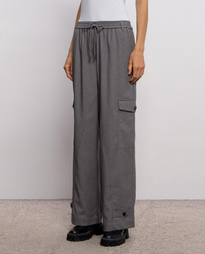 Twinset Сірі штани карго 262LI2WBB