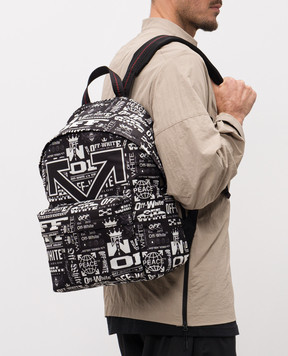 Off-White Чорний рюкзак Multilogo OMNB123F25FAB002
