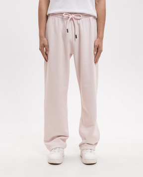 Off-White Рожеві спортивні штани з принтом 44MCH05AS26F005