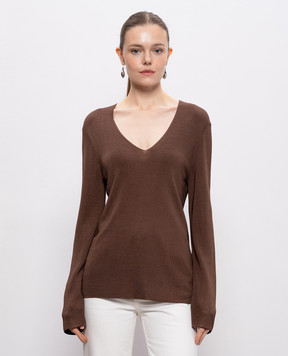 Loulou de Saison Коричневий пуловер SAYA SAYA