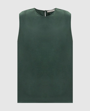 Asceno Зелений топ Trento із шовку T088F03C509