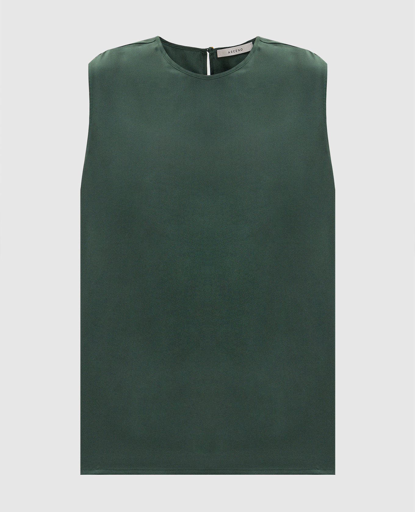 Зеленый топ Trento из шелка