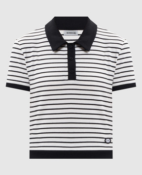 Simkhai Біле поло в смужку 1262914ST