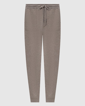 Brunello Cucinelli Бежеві джогери з кашеміру M22704849G