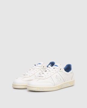 Premiata Шкіряні кросівки Bonnied кольору айворі BONNIED8202