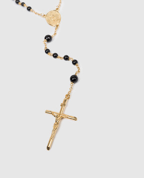 Dolce&Gabbana Ожерелье с подвеской в виде креста оберега WNP7S2W1111