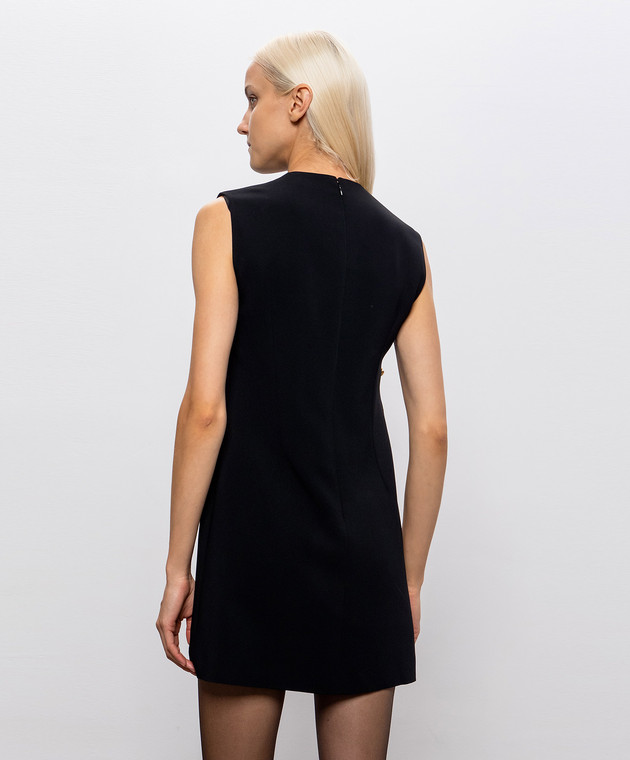 Versace Черное платье мини 10266701A13362 изображение 4