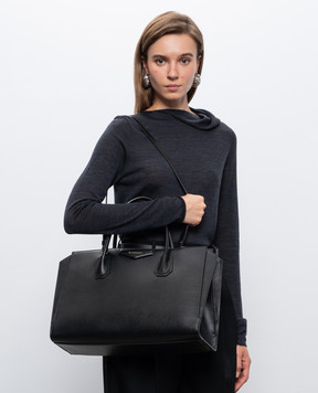Givenchy Черная кожаная сумка тоут Catchall BB518KB2HF