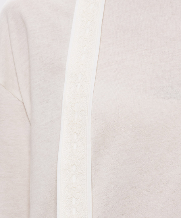 Ann Demeulemeester Біла футболка Agneta з принтом B0014238FA206 зображення 5
