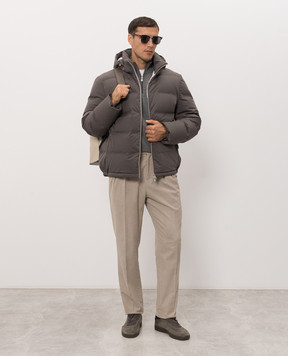 Brunello Cucinelli Сірий джемпер M2400124