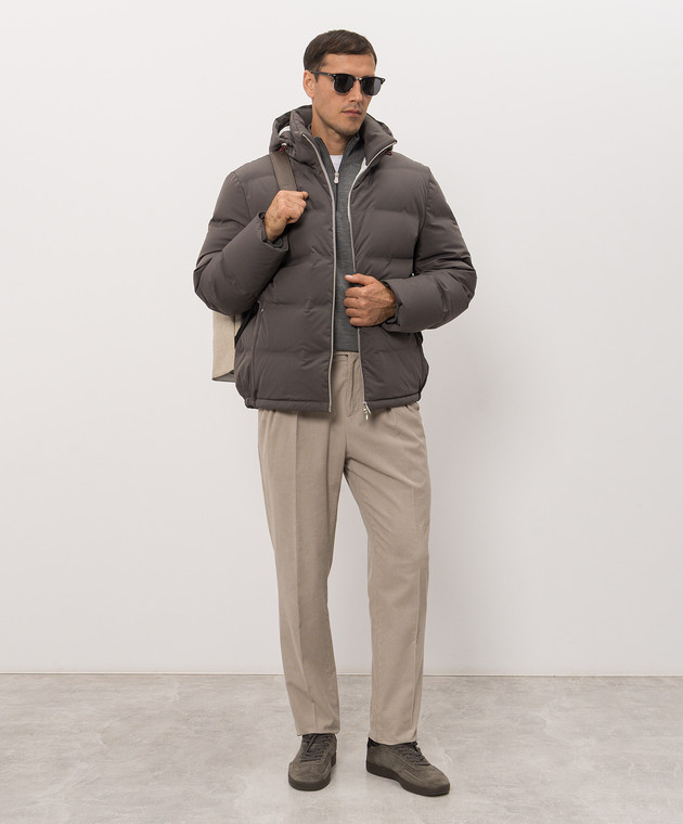 Brunello Cucinelli Серый джемпер M2400124 изображение 2