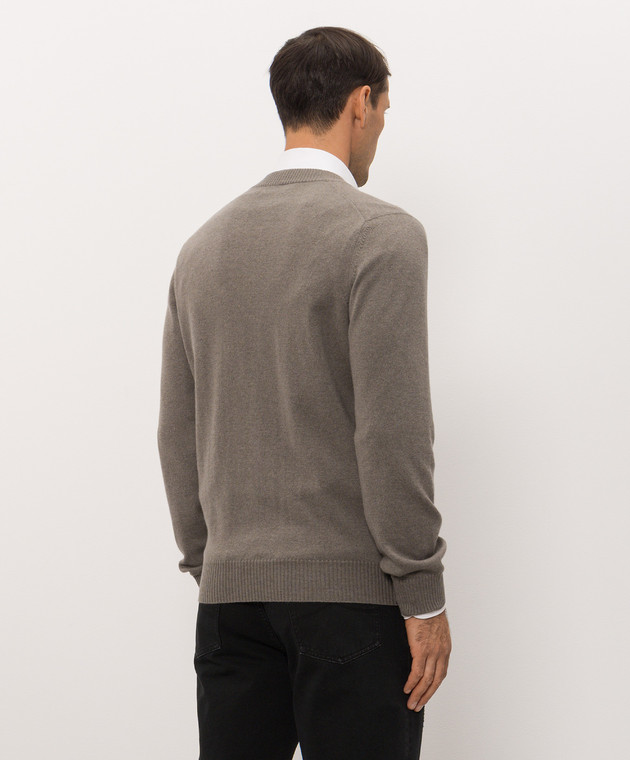 Brunello Cucinelli Кардиган цвета хаки из кашемира M22203806 изображение 4
