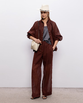 Brunello Cucinelli Бордовая куртка M0F91SO606