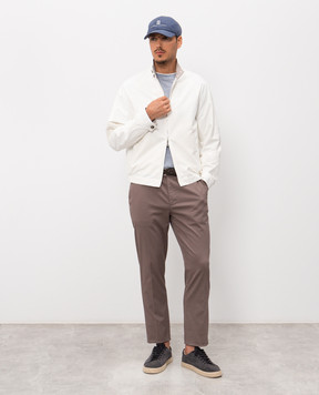 Brunello Cucinelli Коричневі штани з бавовни M289LI1770